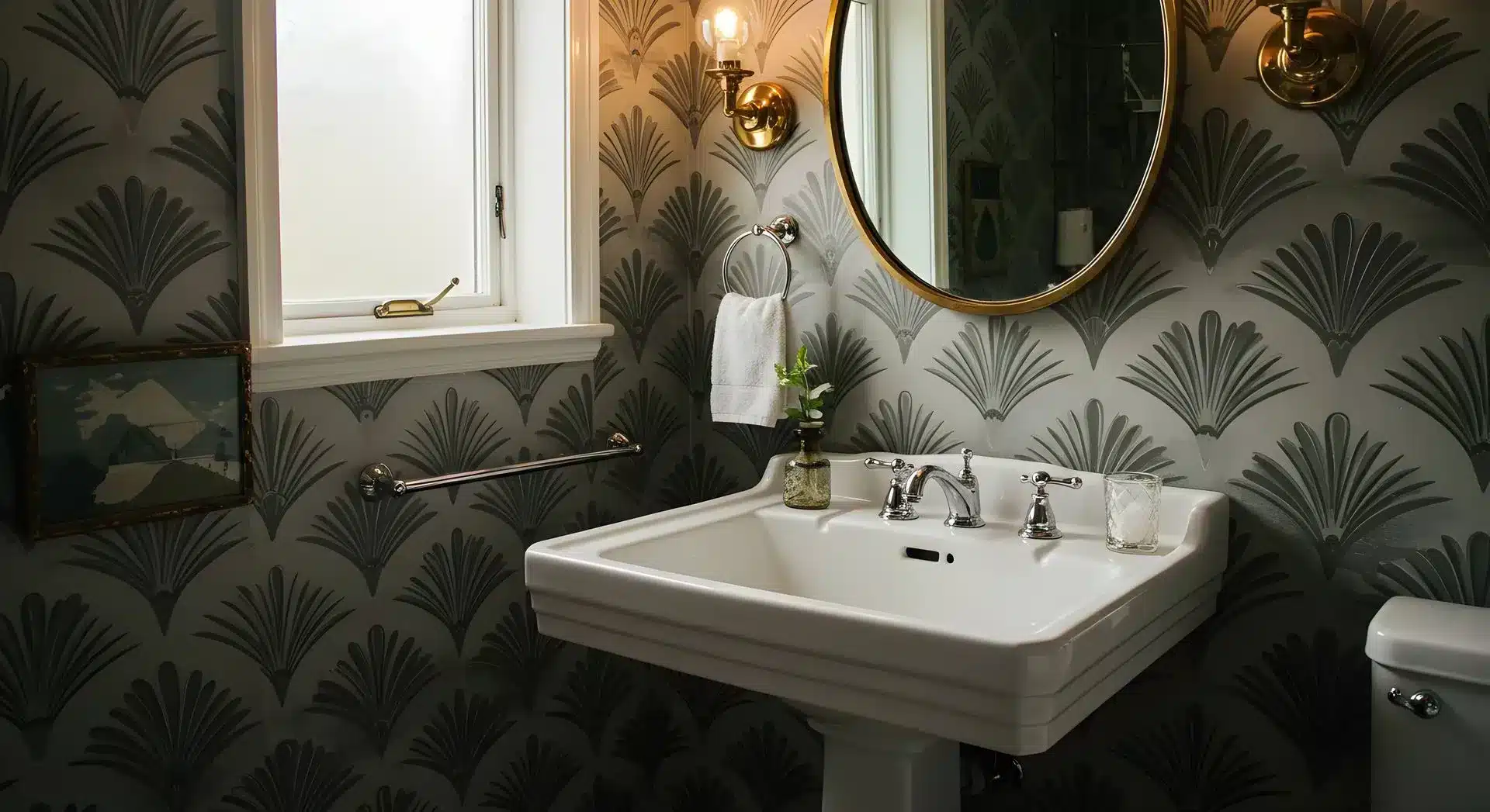 Polished Powder Rooms: Half-Bath Design Ideas | Julie Muscato Home & Gifts